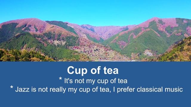 CUP OF TEA - учим английские разговорные идиомы смотреть онлайн