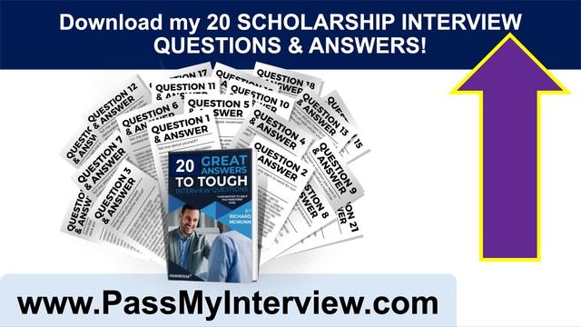 SCHOLARSHIP Interview Questions And Answers! (How to prepare for a Scholarship Interview!) смотреть онлайн