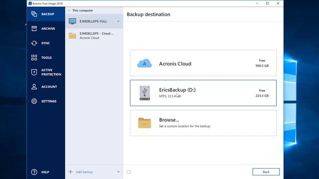 Installing Acronis 2018 True Image And Completing Your First Full Backup
