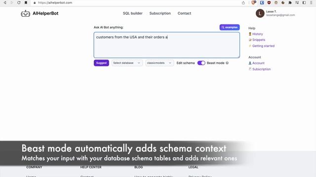 Learn SQL and build SQL queries instantly with AI ⚡ смотреть онлайн