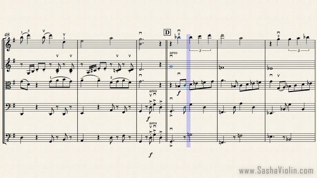 Por Una Cabeza. Play Along. Music Score for Orchestra. Por Una Cabeza Orchestra. www.SashaViolin.co смотреть онлайн