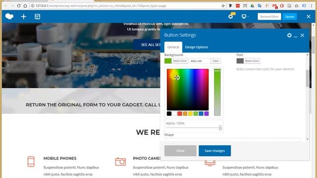 Phone Repair - How change color of button смотреть онлайн