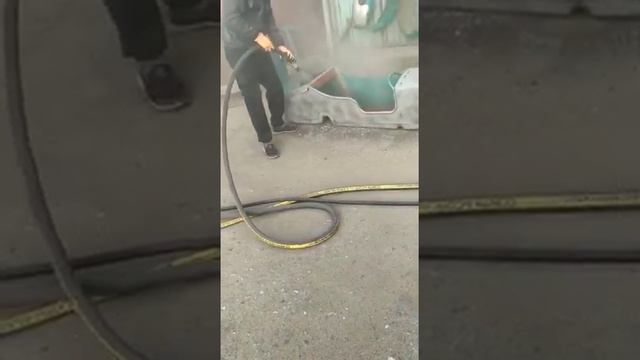 самодельный пескоструй. компрессор из двс смотреть онлайн