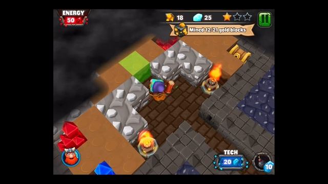DWARVEN DEN - THE MINING PUZZLE GAME WALKTHROUGH - Part 4 (iOS) смотреть онлайн