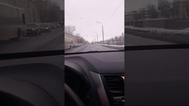 Хитрый проезд по Старо-Петергофскому пр. через Обводный канал #Санкт-Петербург смотреть онлайн