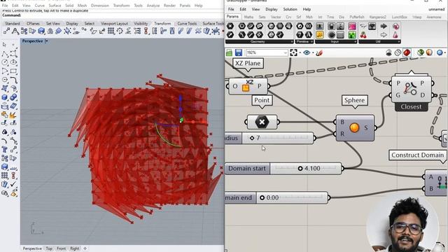 Cubical spikes in Grasshopper 3D | Ar Jeevan Kumar | grasshopper смотреть онлайн