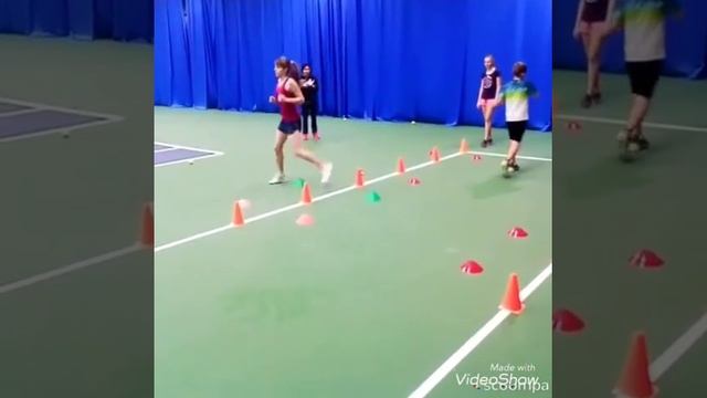 Тренировка по ОФП | Теннисный клуб "Фокс Теннис" смотреть онлайн