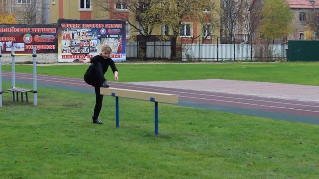 Новая полоса препятствий. На  школьном спортивном комплексе Чкаловска