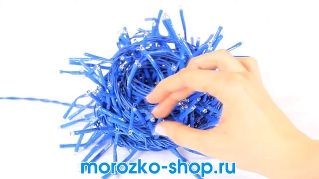 CLUSTER LIGHTS - электрогирлянда ФЕЙЕРВЕРК 200 синих LED огней, 2 м, коннектор,LDFC200-B-E смотреть онлайн