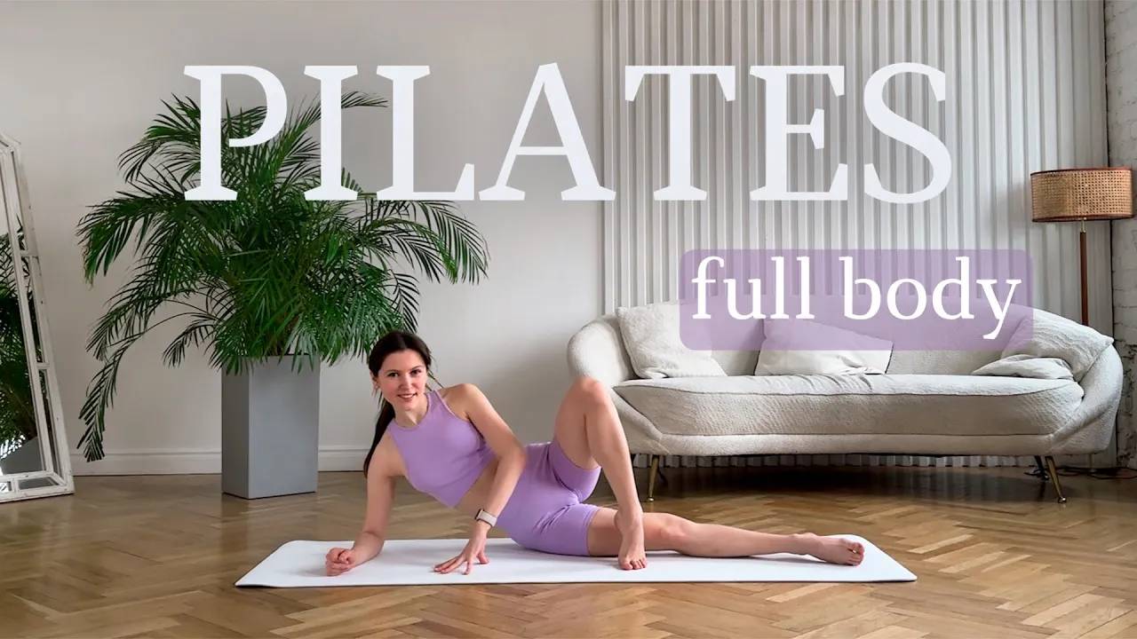 15 MIN PILATES WORKOUT | At-home Pilates (No Equipment, No Words) смотреть онлайн
