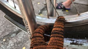 Восстанавливаем хромированный обод на велосипеде своими руками DIY. Прокат велосипедов в Лазурном