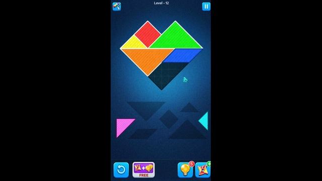 Tangram Puzzle: Polygrams Game levels 1 - 25 Playthrough смотреть онлайн