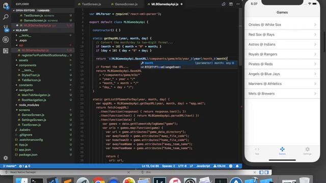 React Native Start-to-Finish 2.04 - MLB - Template Literals смотреть онлайн