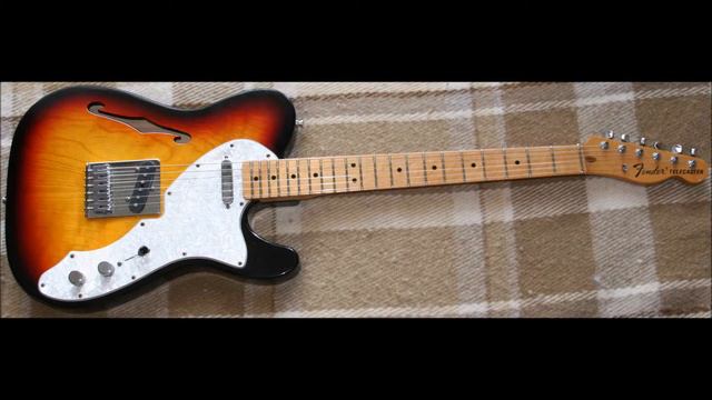 Fender '69 Classic Series Telecaster Thinline clean 3 смотреть онлайн
