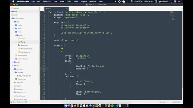 Membangun Aplikasi Sederhana CRUD EXTJS dan PHP - Part 1 смотреть онлайн