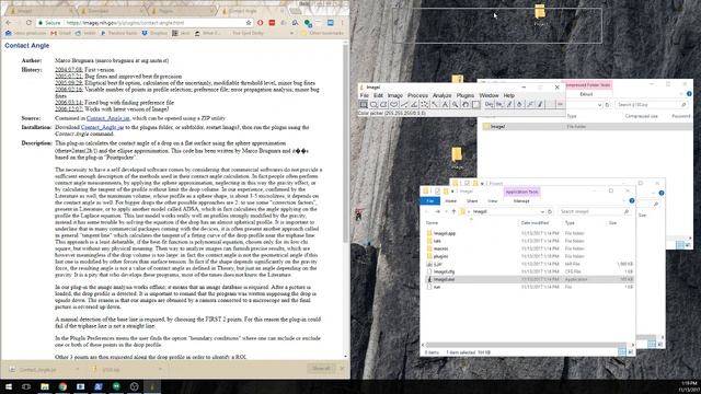 ImageJ Contact Angle Measurement Tutorial смотреть онлайн