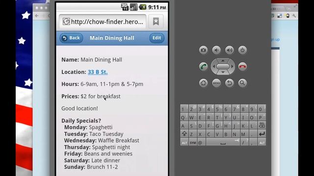 Chow Finder - LinkedIn Veterans Hackday 2011 смотреть онлайн