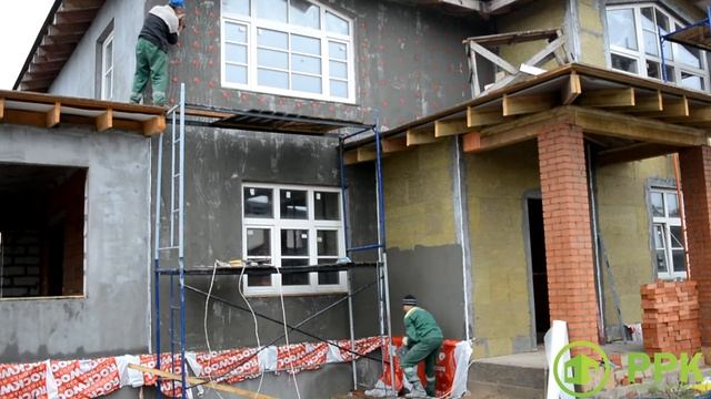 Реконструкция коттеджа 2.0. Основание под клинкерную плитку. смотреть онлайн