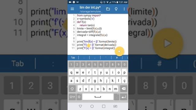 Como calcular limite, derivada e integral no Python смотреть онлайн