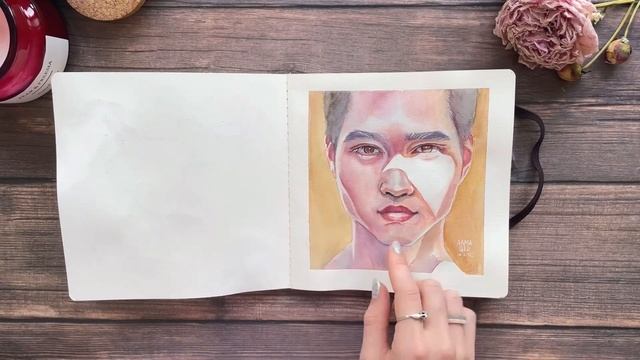 Малевичъ. Обзор на мой акварельный скетчбук \\ sketchbook Malevich смотреть онлайн