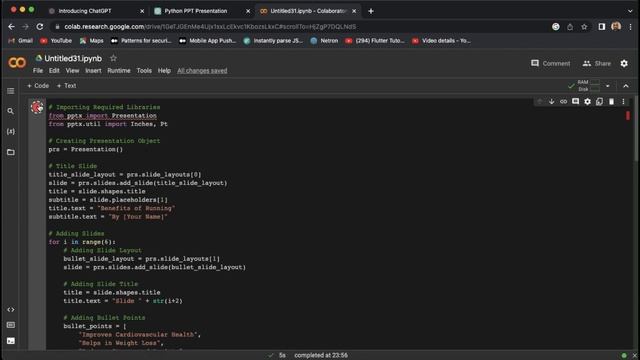 Create Presentation Slides with Chat GPT in 3 minutes or less смотреть онлайн