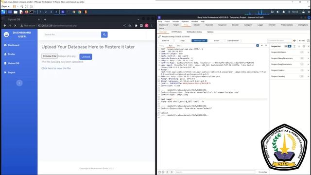 Alur penemuan vulnerability Unrestricted File Upload Inclusion pada Web Application смотреть онлайн