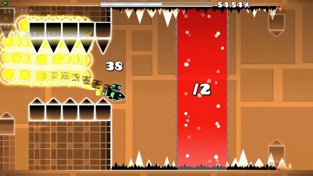 Hyphen 2 (by GDColon) perfect run (128 orbs) смотреть онлайн