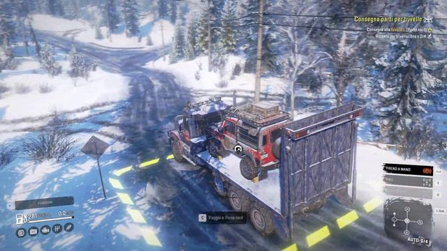SnowRunner Western Star 49x, Off-Road transport and recovery смотреть онлайн