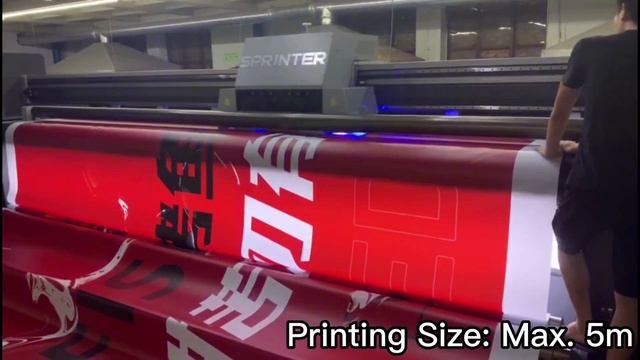 SPRINTER Professional Wide Format UV Ink-jet Printer 5m Hybrid Printer смотреть онлайн