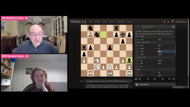 Regan v Ledger with GM Matthew Sadler and WIM Natasha Regan смотреть онлайн