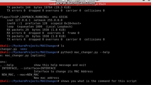 How to change MAC Address with Python Script смотреть онлайн