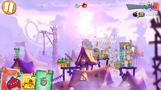 Angry Birds 2 - Level 34 смотреть онлайн