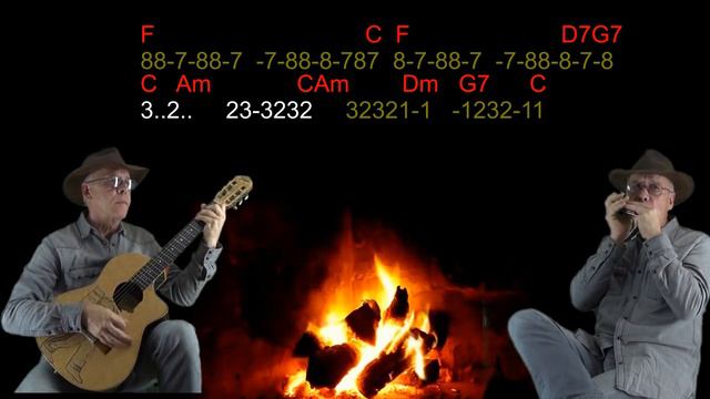 nº 620 Angel ( Elvis Presley )tabl.arm.cromatica C diatonica Db + chords guitar смотреть онлайн