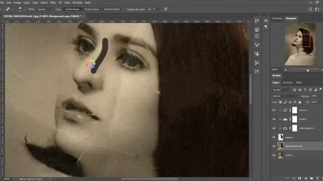 How to repair, restore & color an old pict by photoshop 2020 |كيفية اصلاح وترميم وتلوين صورة قديمة| смотреть онлайн