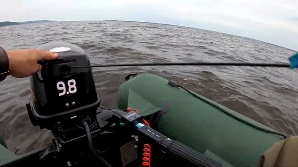 ОБКАТКА ЛОДОЧНОГО МОТОРА!Правильный запуск лодочного мотора!Hidea 9.8