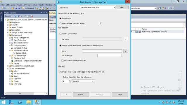 SQL Server DBA Tutorial 77-How to Cleanup Old Backups in SQL Server смотреть онлайн