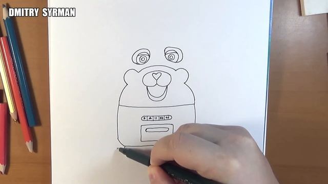 How to draw Mama Tattletail, Как нарисовать Маму Татлтейл смотреть онлайн