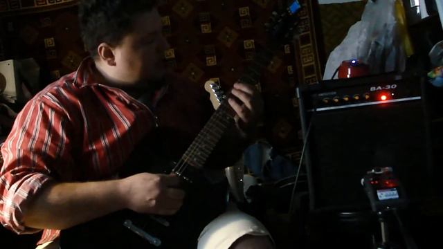 Мастеровая Электрогитара Epiphone SG и комбоусилитель EMITER-S BA-30. Гитарная педаль FAB Distortio смотреть онлайн