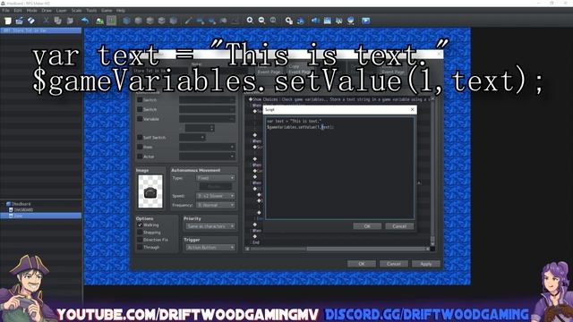 How to Store a Text String in a Game Variable RPG Maker MZ Tutorial смотреть онлайн