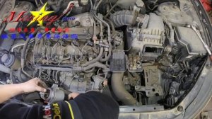 How to replace a starter motor HYUNDAI SANTA FE 2.2D CRDI 2010~2014 D4HB A6LF3 AWD