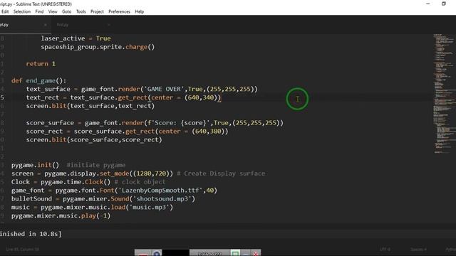 Space Shooter Game with Python смотреть онлайн