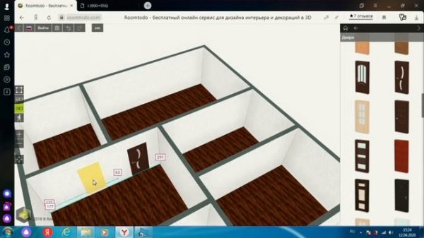 Создание дизайн проекта квартиры на бесплатном сайте Roomtodo.com