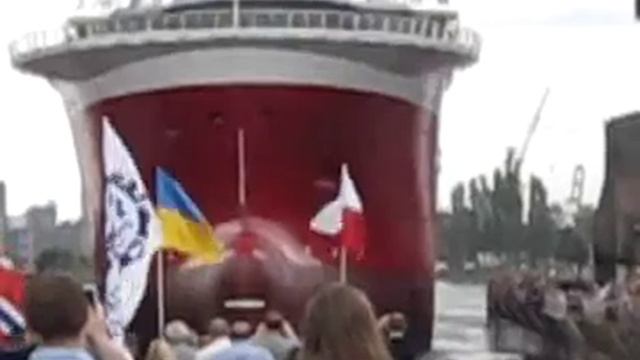 Stocznia Gdańska - wodowanie statku Fugro Symphony смотреть онлайн