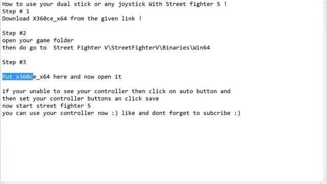 getting your gamepad or dual stick joystick working in Street fighter 5 100% working смотреть онлайн