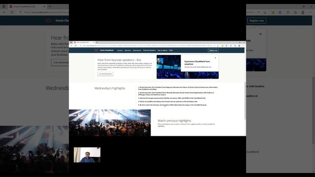 Oracle Cloudworld Events in Las Vegas смотреть онлайн