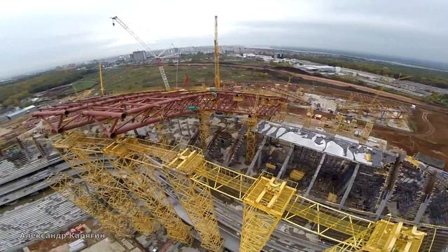 #Строительство стадиона «Самара Арена» . Часть 27, сентябрь 2016 #Samara смотреть онлайн