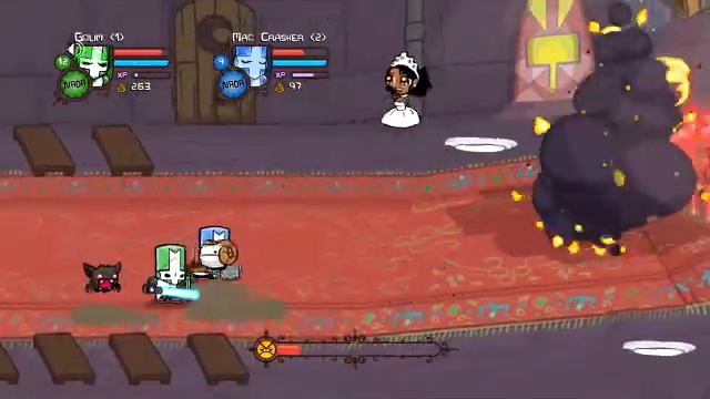 Прохождение Castle Crashers Co-op- Часть 12: Мини Босс: Жених смотреть онлайн