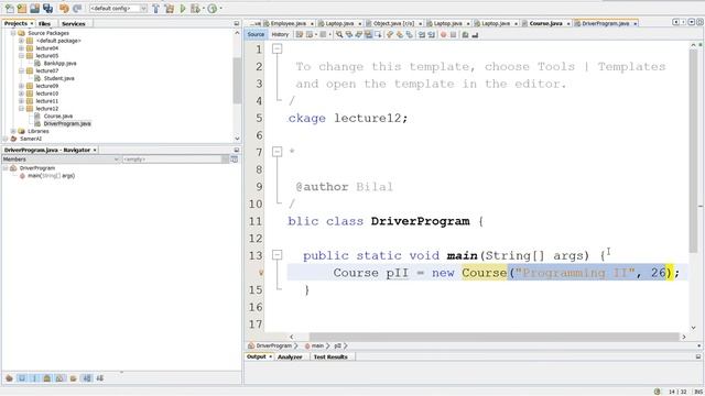Object Oriented Programming using Java - Lecture 12 смотреть онлайн