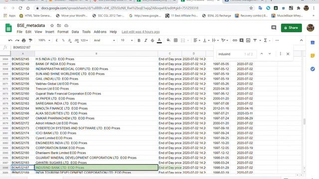 Download BSE 20+ years stock data using python смотреть онлайн