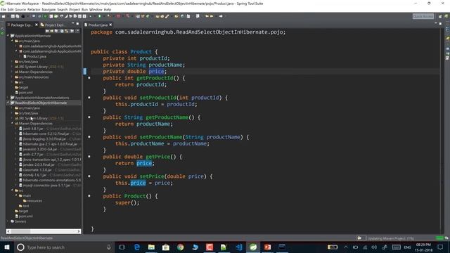 Lesson - 13 : Hibernate - Reading & selecting Object from DB смотреть онлайн